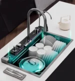 iso musta tiskiallas ruostumaton teräs kupin pikahuuhtelu